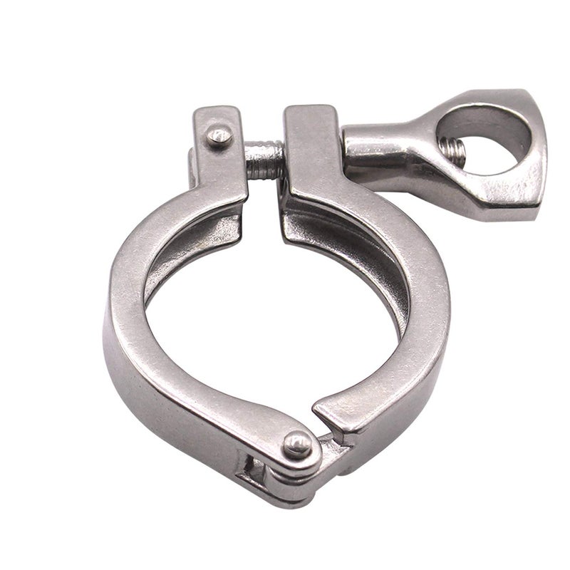 DERNORD Stainless Steel 304 Single Pin Heavy Duty Tri Clamp with Wing Nut for Ferrule TC 2'' (Pack of 10) - Image 1